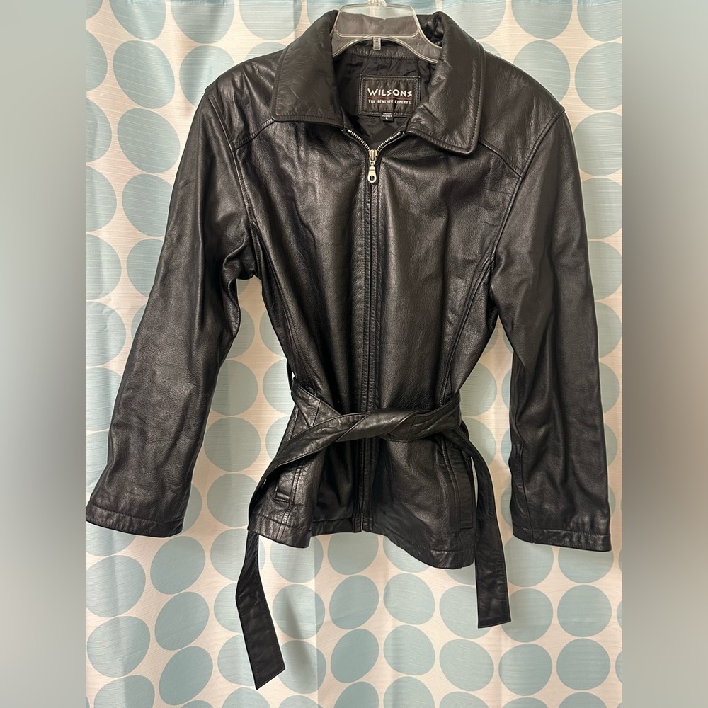 Wilsons Leather Black Jacket